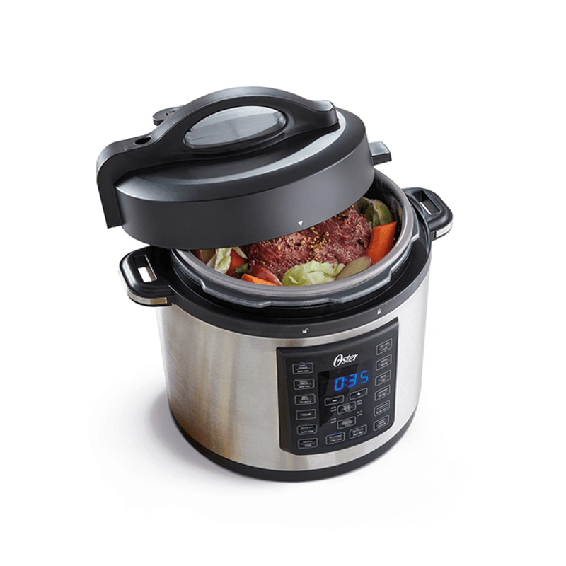 Multi Olla Express Oster CKSTPCEC6801 Plateado Y Negro 5.7 L 1 Pz - H-E-B  México