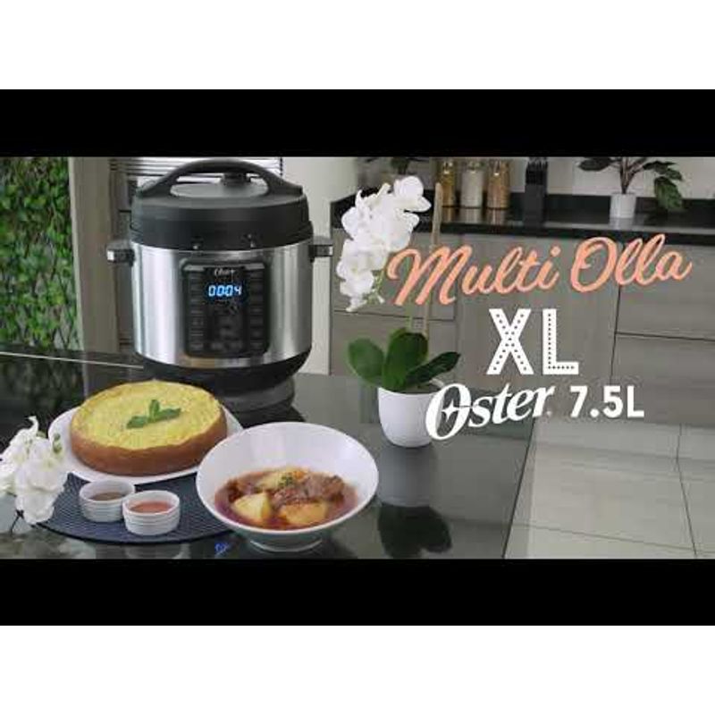 Multi Olla Express Oster CKSTPCEC6801 Plateado Y Negro 5.7 L 1 Pz