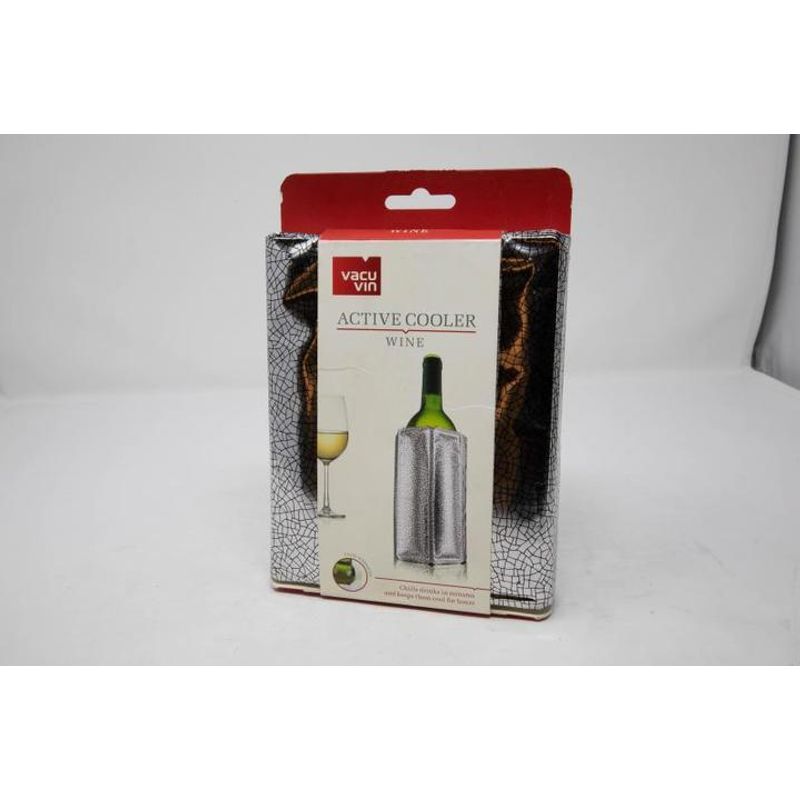 Enfriador activo de vino – Plateado - Vacu Vin