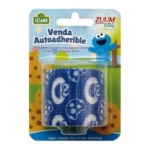 Zuum Vendas Autoadherible Plaza Sesamo 4 Colores 1 pz