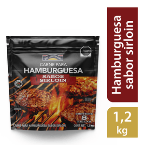 HCF Carne para Hamburguesa Sabor Sirloin 1.2 kg