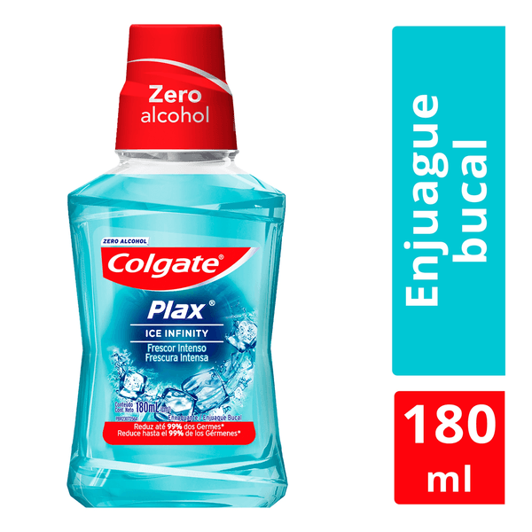 Plax Enjuage Bucal Plax Ice Infinity 180 Ml - Mi Tienda del Ahorro