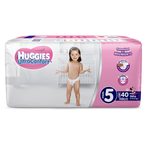 Pañales Ultraconfort Et 5 Niña 40 Pz