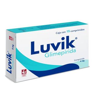 Luvik 4 Mg Cpr 15 Glimepirida 15 Pz