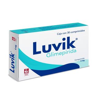 Luvik 4 Mg Cpr 30 Glimepirida 30 Pz