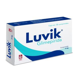 Luvik 2 Mg Cpr 30 Glimepirida 30 Pz