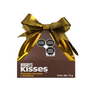 Chocolate con Leche Kisses Almendras Gifting Box 72 Gr