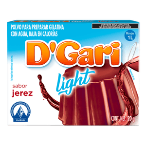 D'Gari Gelatina en Polvo Light Jerez 20 g