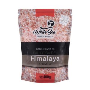 White Sea Sal Rosa del Himalaya en Grano 400 g