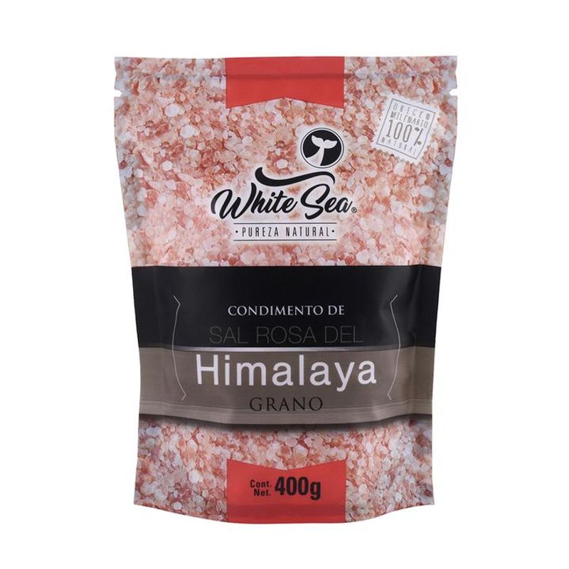 Sal rosa del himalaya 400 g white sea - Súper Naturista