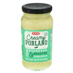 HEB Salsa Cremosa Creamy Poblano 425 g