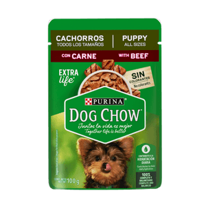 Purina Dog Chow Sabrosobre Carne Alimento Húmedo Cachorros de 100 g Fidus Pro Alimento Seco para Perros Razas Pequeñas 4 kg