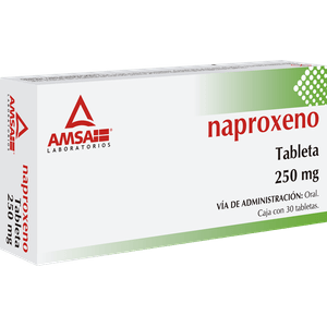 Naproxeno   250mg 30 Tab Gen 1 Pz