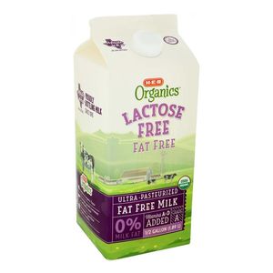 HEB Organics Leche Sin Lactosa Organica Sin Grasa 1.89 L