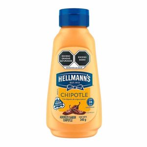 Hellmanns Mayonesa Chipotle Squeeze 340 g