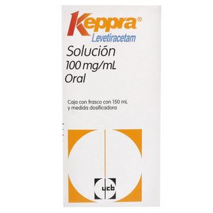 U.C.B. Keppra Levetiracetam 100 mg/ml Solución 150 ml