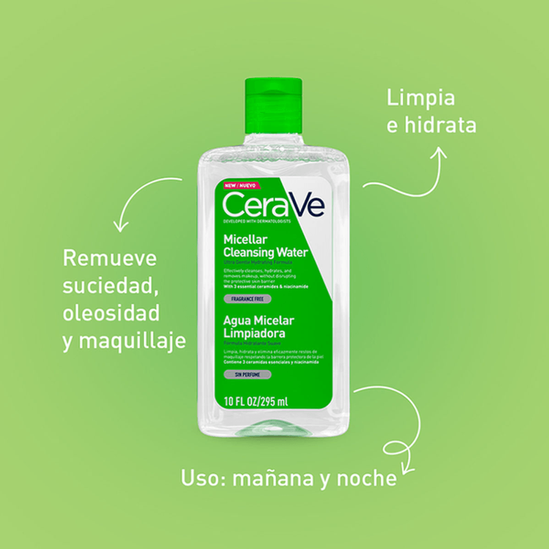 Cerave Gel Limpiador Espumoso 280 Ml - H-E-B México