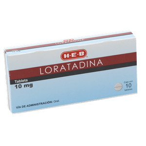 Loratadina 10 Mg 10 Tabletas Gen 10 pz