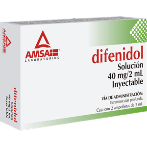 Difenidol Sol. Iny. 40 Mg 2 Ml Gen 2 Pz