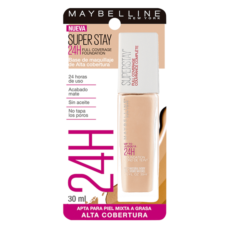 Maquillaje Maybelline Natural Ivory