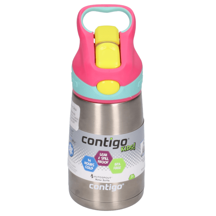 Contigo Striker Chill Autospout Stainless Steel Kids Bottle, 10oz