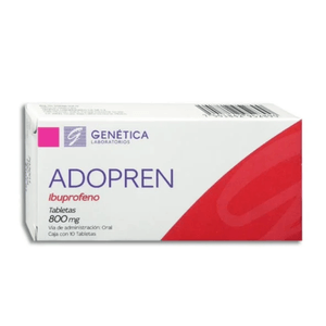 Adopren Ibuprofeno 800 mg 10 Tabletas