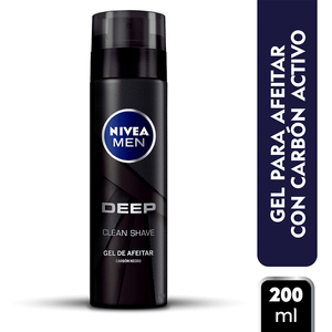 NIVEA MEN Gel para Afeitar Antibacterial Deep 200 ml 1 pz