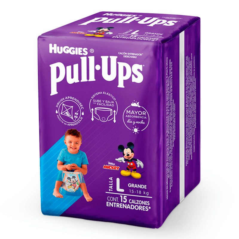 Huggies Calzones Entrenadores Pull Ups Talla L Ni H E B M xico