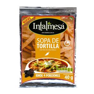 Sopa Instantánea Tortilla con Tiras de Chile Pas 40 Gr