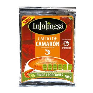 Intalmesa Caldo de Camaron Instantaneo 56g 56 g