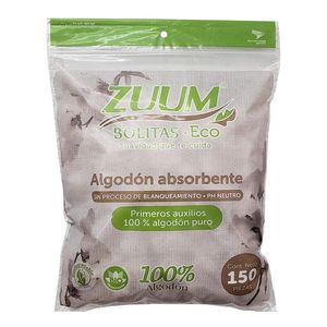 Zuum Bolitas Algodon Eco con 150 pz