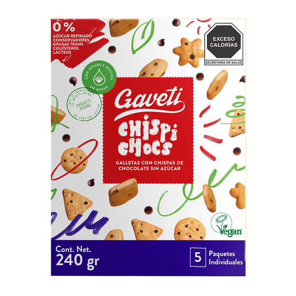 Gaveti Galleta Chispi Chocs 240 g - H-E-B México