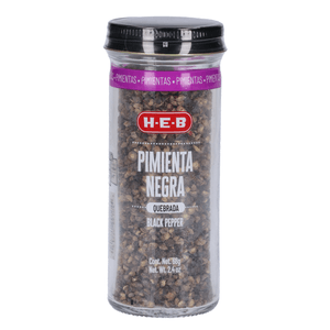 HEB Pimienta Negra Quebrada 68 g