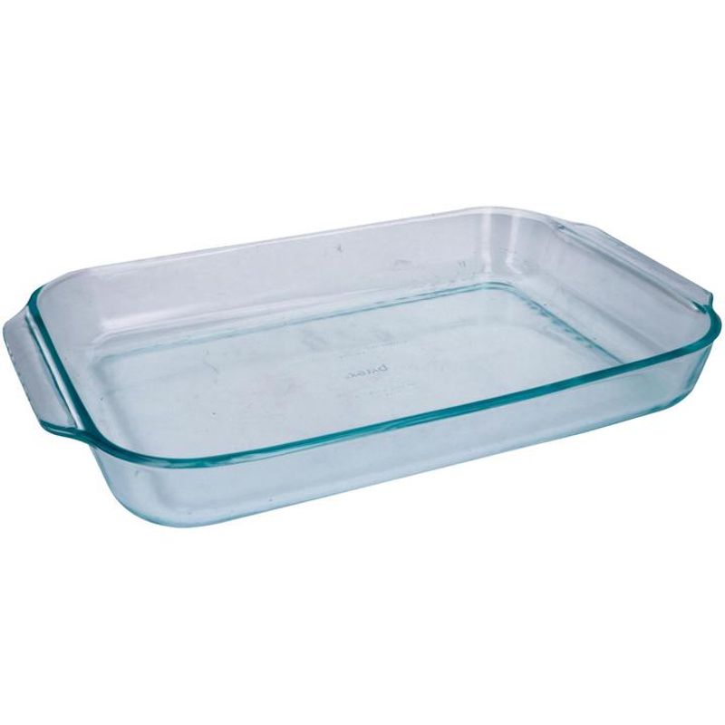 Fuente Rectangular 4.5 Litros Pyrex Basics Vidrio Apto Horno