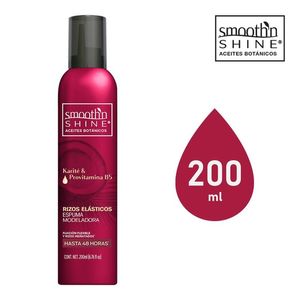 Mousse Rizos Elásticos Smooth and Shine 200 ml