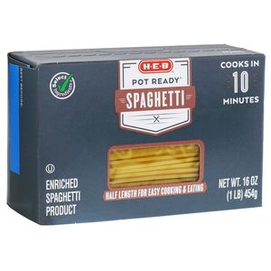 HEB Pasta Spaghetti Lista Para Comer 453 g