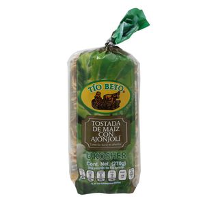 Tío Beto Tostadas de Maíz con Ajonjolí 270 g