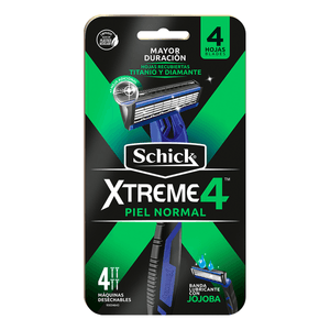 Rastrillo Desechable Xtreme 4 4 pz Rastrillo Desechable Xtreme 4  4 Pz