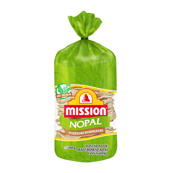 Mission Tostada Horneada Con Nopal 224 G - H-E-B México