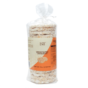 Nutre & Vive Tortitas de Arroz Integral Con Amaranto 78 g