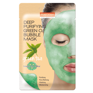 Mascarilla Deep Purifyng Green O2 Bubble Mask Té 1 Pz