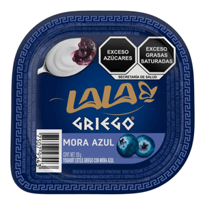 Lala Yogurt Batido Griego Mora Azul 120 g Yogurt Origen ganola 145 g