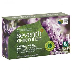 Seventh Generation Toallitas Suavizantes de Tela para Secadora Aroma Lavanda con 80 pz