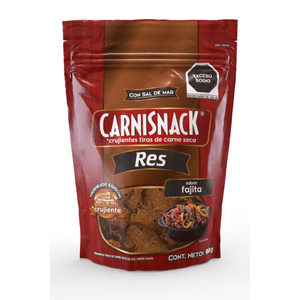 Carnisnack Carne Seca de Res Sabor Fajita 90 g