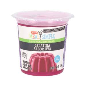 Meal Simple Gelatina de Uva Sin Azucar 170 g