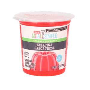 Meal Simple Gelatina Fresa Sin Azucar 170 g