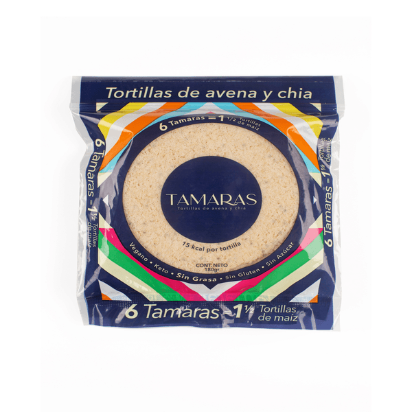 Tamaras Tortilla de Avena Y Chia 18 Pz HEB México