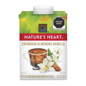 Cremador Líquido Nature's Heart Base Almendra Vainilla Sin Azúcar 500 ml