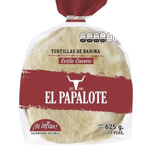 El Papalote Tortillas de Harina 625 g