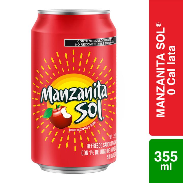 Manzanita Sol Refresco Sabor Manzana 355 Ml - Mi Tienda del Ahorro